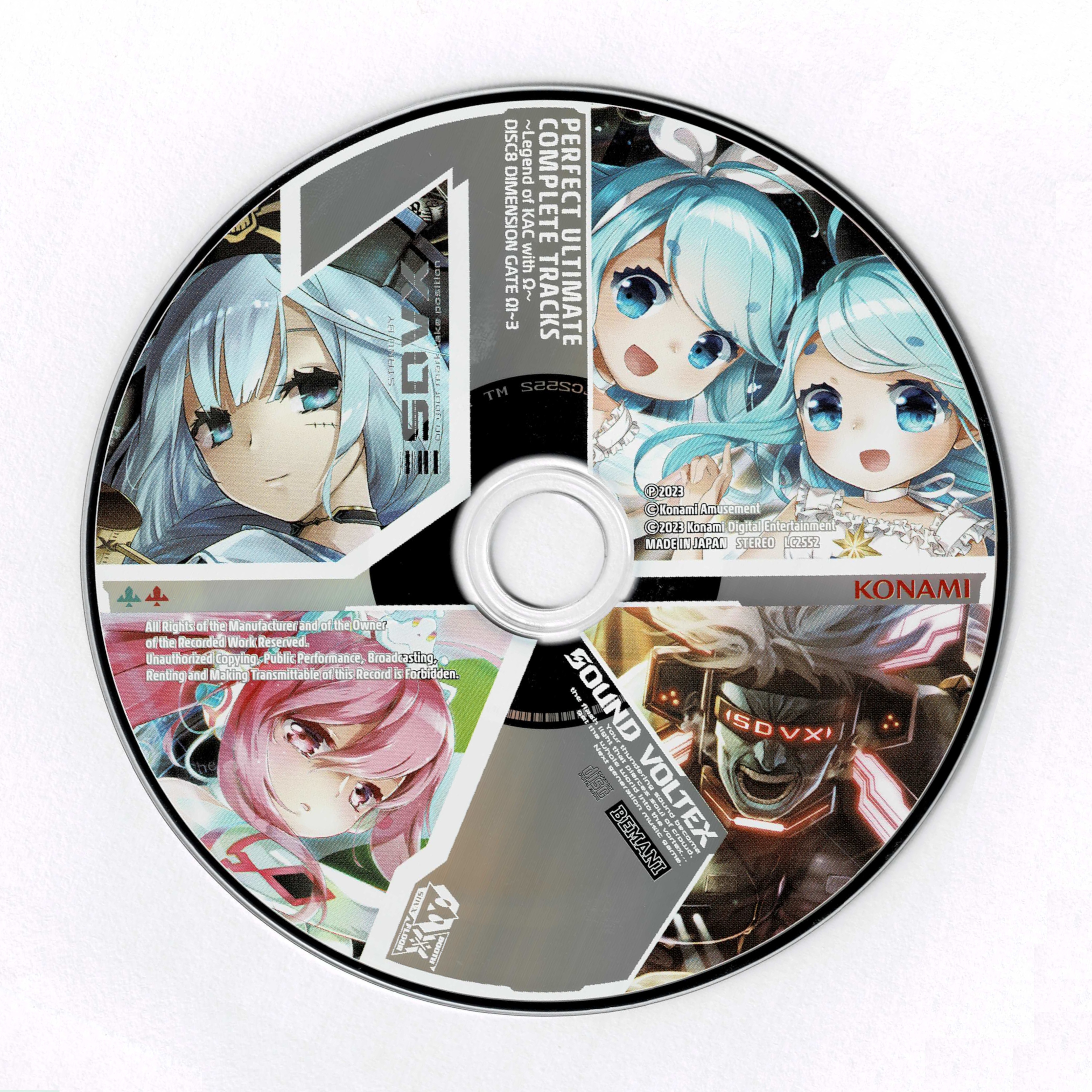 SOUND VOLTEX PERFECT ULTIMATE COMPLETE TRACKS ~Legend of KAC